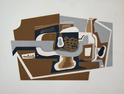 Juan GRIS (after) - Le compotier, 1953 - Screenprint in colors 2