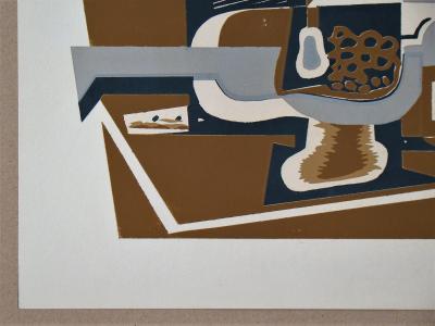 Juan GRIS (after) - Le compotier, 1953 - Screenprint in colors 2