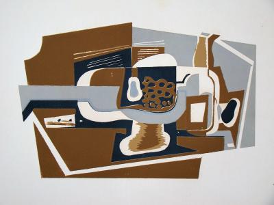 Juan GRIS (after) - Le compotier, 1953 - Screenprint in colors 2