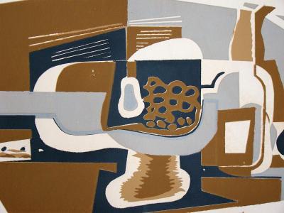 Juan GRIS (after) - Le compotier, 1953 - Screenprint in colors 2