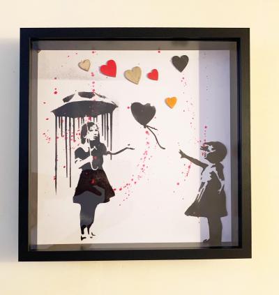 Rose - Raining, 2022 - Technique mixte sur papier 2
