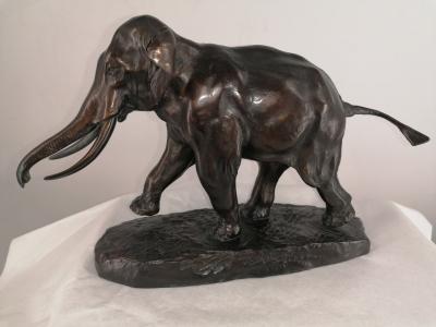 La marche de l’éléphant (Antoine-Louis Barye) – Reproduction en bronze 2