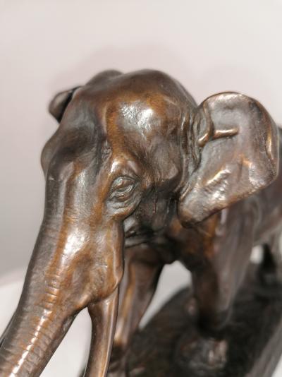 La marche de l’éléphant (Antoine-Louis Barye) – Reproduction en bronze 2