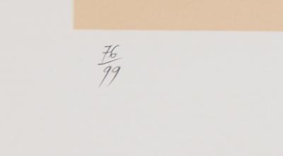 Alain LE YAOUANC : Inscription d’une dimension - Lithographie Originale Signée 2