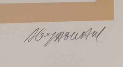 Alain LE YAOUANC : Inscription d’une dimension - Lithographie Originale Signée 2