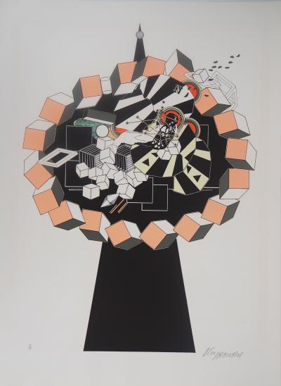 Alain LE YAOUANC : Korkozégone  - Lithographie Originale Signée 2
