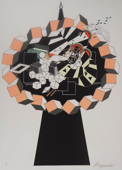 Alain LE YAOUANC : Korkozégone  - Lithographie Originale Signée 2