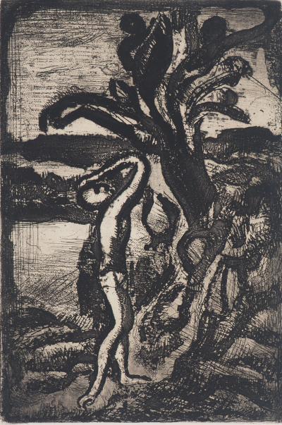 Georges ROUAULT -  La cueillette, 1928 - Gravure originale signée 2