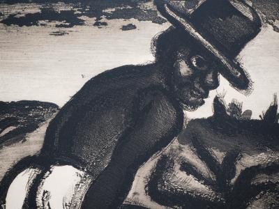 Georges ROUAULT -  A pas de géant, 1928 - Gravure originale signée 2