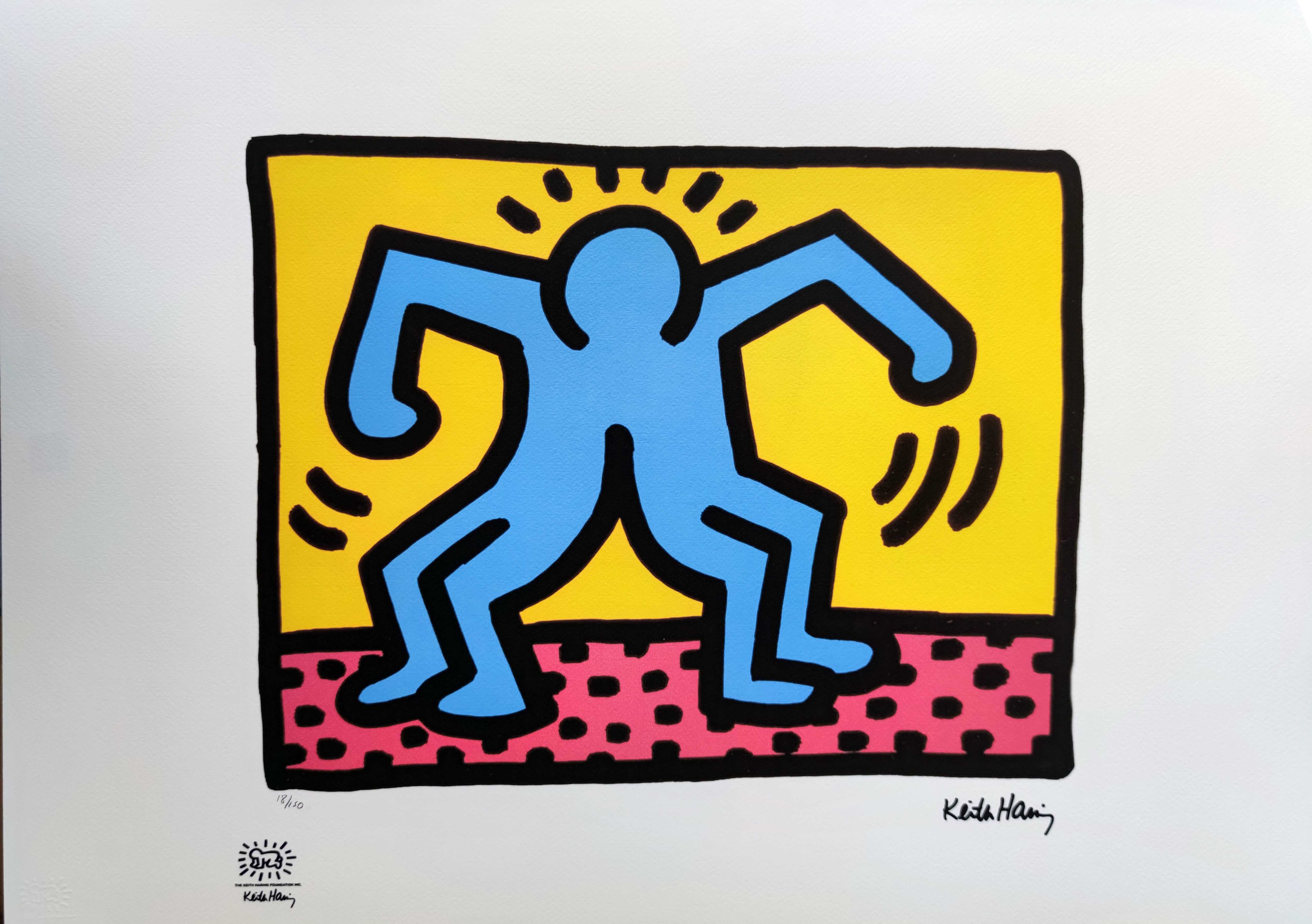 Keith HARING (nach) - Ohne Titel - Siebdruck - Street Art und Graffiti