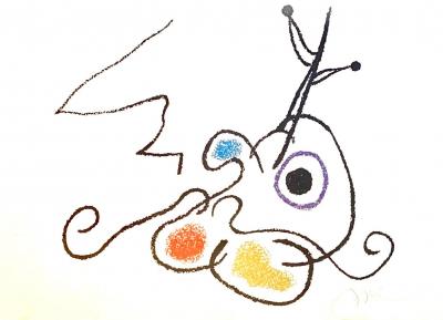 Joan MIRO’ - Ubu aux Baléares, 1971 - lithographie signée à la main