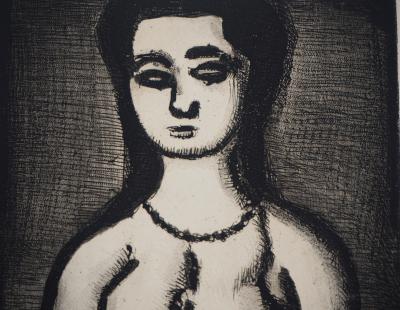 Georges ROUAULT - Grand Nu, 1928 - Gravure originale signée 2