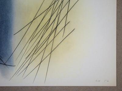 Hans HARTUNG (d’après) - Pastel P.1957-31, 1961 - Lithographie offset signée 2