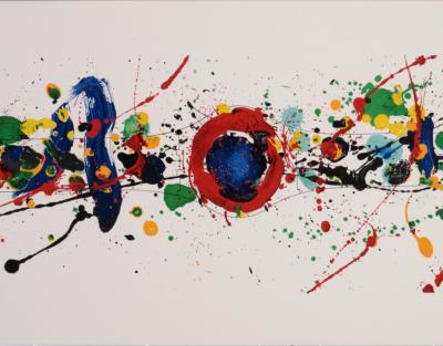 Sam FRANCIS - Sans titre (Montre Swatch), 1992 - Lithographie 2