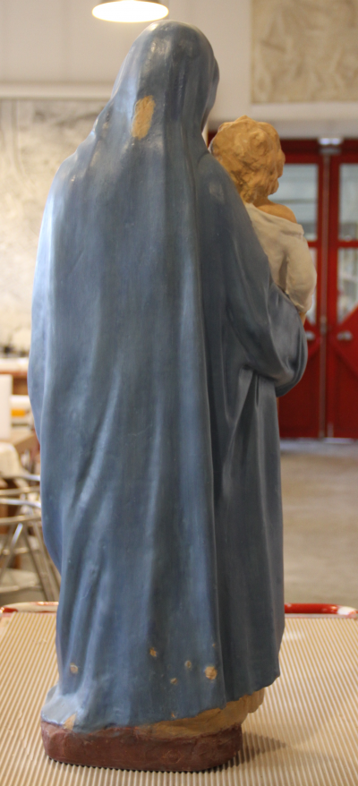 La Vierge debout portant l’enfant Jésus - Reproduction en plâtre 2