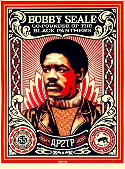 Shepard Fairey (OBEY) - Educate to Liberate, 2021 - Sérigraphie signée et numérotée 2