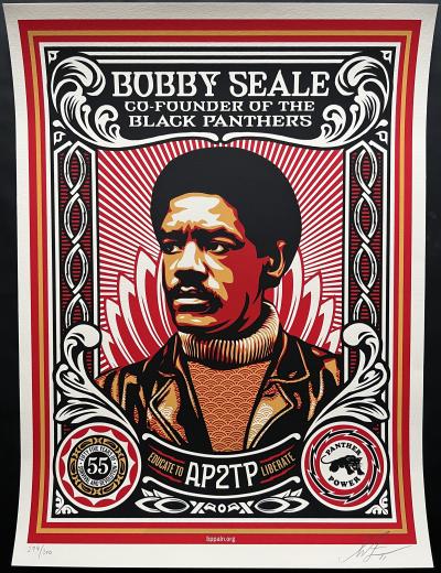 Shepard Fairey (OBEY) - Educate to Liberate, 2021 - Sérigraphie signée et numérotée 2