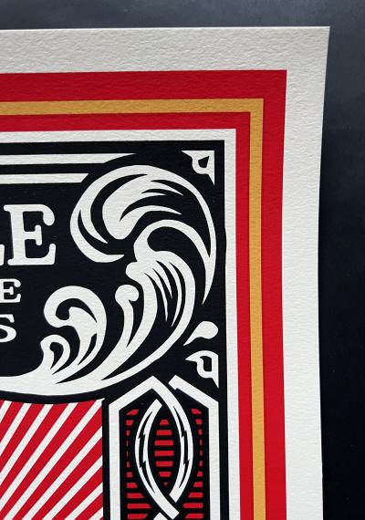 Shepard Fairey (OBEY) - Educate to Liberate, 2021 - Sérigraphie signée et numérotée 2
