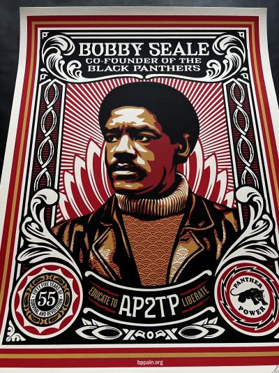 Shepard Fairey (OBEY) - Educate to Liberate, 2021 - Sérigraphie signée et numérotée 2