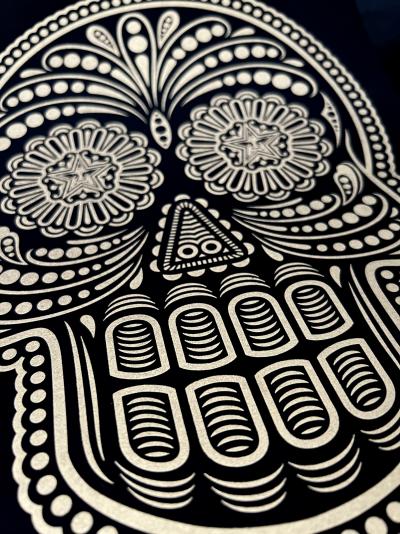 Shepard FAIREY (Obey) - Obey & Ganas Day of the Dead Calavera Set, 2021 - Ensemble de deux impressions typographiques 2