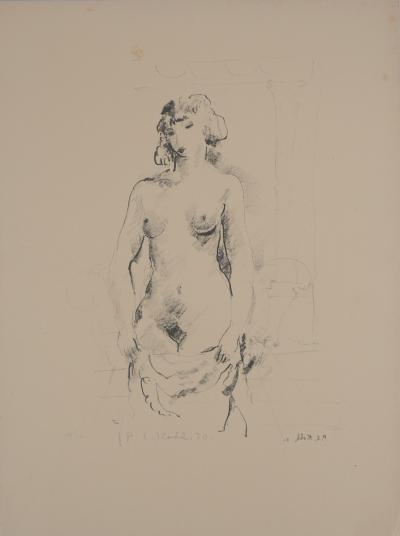 Pierre-Ernest KOHL - Nu dans l’atelier  - Lithographie originale signée 2