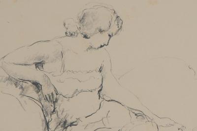 Pierre-Ernest KOHL - Femme sur un divan - Lithographie originale signée 2