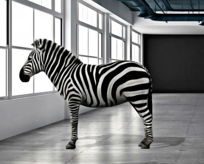 Mr Strange - Equus Zebra II, 2020 - Impression sur toile 2