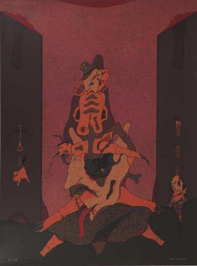 Jorge CAMACHO - Conscient et inconscient, 1974 - Lithographie originale signée 2
