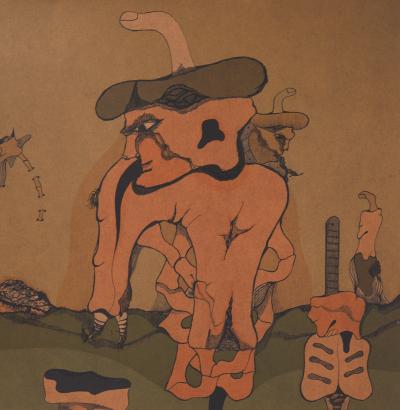 Jorge CAMACHO - Personnages surréalistes, 1974 - Lithographie originale signée 2