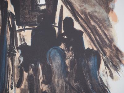 Georges LAPORTE - Gardes sur la forteresse, 1971 - Lithographie originale signée 2