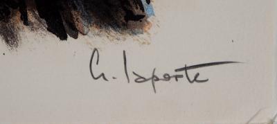 Georges LAPORTE - Gardes sur la forteresse, 1971 - Lithographie originale signée 2