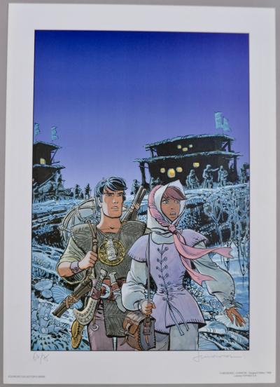 Jean-Claude Mézières - Valérian et Laureline, 1998  - Sérigraphie signée 2