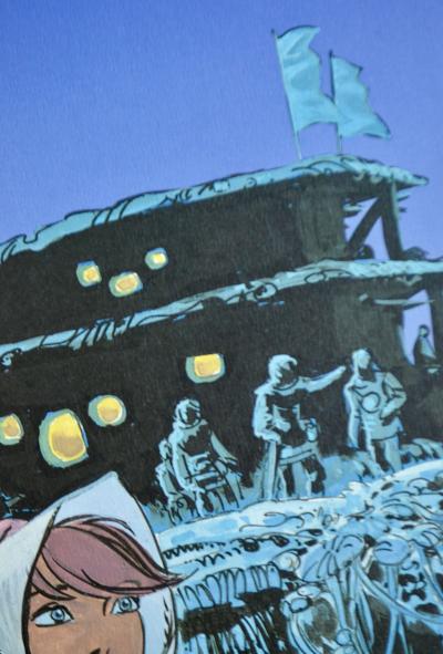 Jean-Claude Mézières - Valérian et Laureline, 1998  - Sérigraphie signée 2