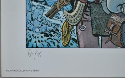 Jean-Claude Mézières - Valérian et Laureline, 1998  - Sérigraphie signée 2