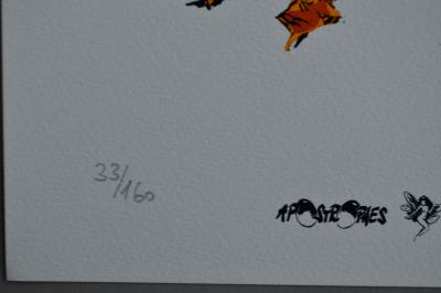 René Hausman - Ecureuils, 1998 -  Sérigraphie signée et numérotée 2