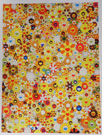 Takashi MURAKAMI - A Homage to IKB - Impression offset signée