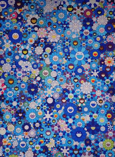 Takashi MURAKAMI - A Homage to IKB - Impression offset signée