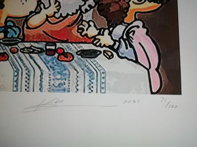 Yuta Hosokawa  - Last Supper Print, 2021 - sérigraphie signée 2
