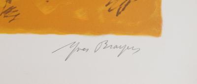 Yves BRAYER - Mas en Provence - Lithographie signée au crayon 2
