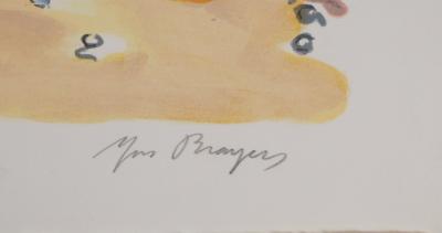Yves BRAYER - Provence : Printemps dans les Alpilles - Lithographie signée 2