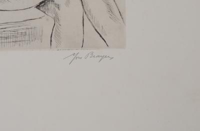 Yves Brayer - Nu, l’Espagnole - Gravure originale signée 2