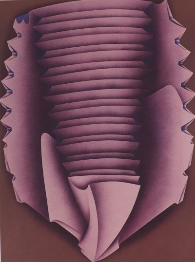 Jacques POLI  - Stratification - Lithographie originale signée 2