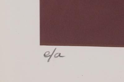 Jacques POLI  - Stratification - Lithographie originale signée 2