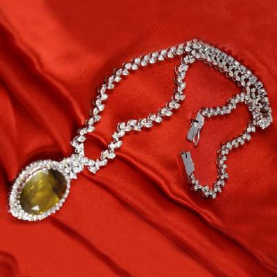 32.26 ct. Large Alexandrite and 10.30 ct. Diamond Necklace 2
