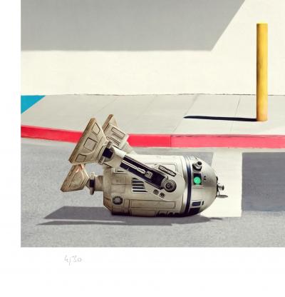 Mr Strange - Incident sur l’Avenue Mick Hartley, 2021 - Impression sur papier Hanhemühle 2