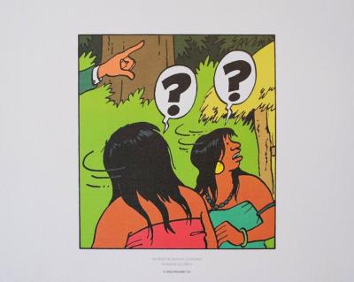 HERGE (d’après) -  TINTIN et les Picaros, 2011 - 3 lithographies Ex Libris 2
