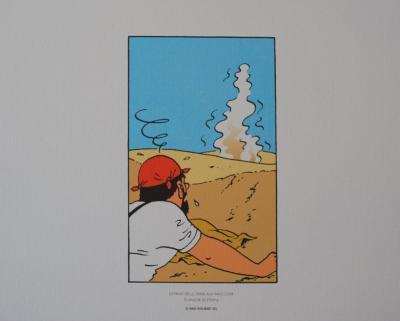 HERGE (d’après) -  TINTIN Le Crabe aux Pinces d’Or, 2011 - 3 lithographies Ex Libris 2