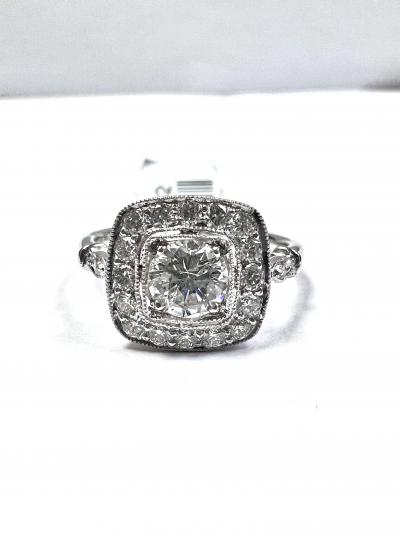 Bague Diamant Platine 2