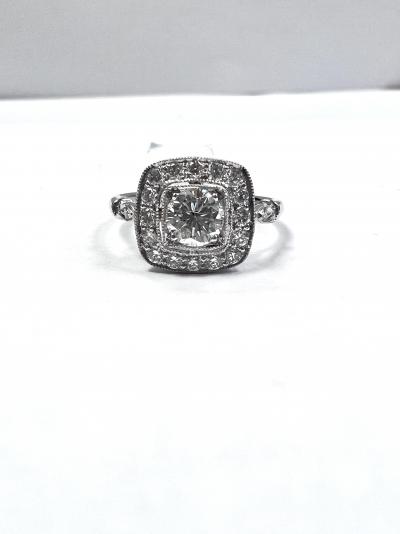 Bague Diamant Platine 2