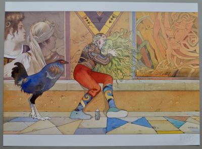 Moebius - Soleil Vert, 1993 -  Impression offset signée 2